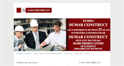 Desktop Screenshot of gama-prefabricate.ro